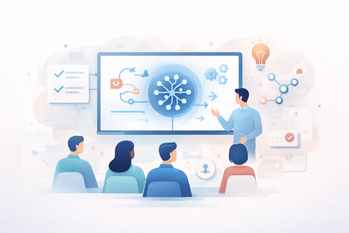 Train your teams on AI methods and use cases